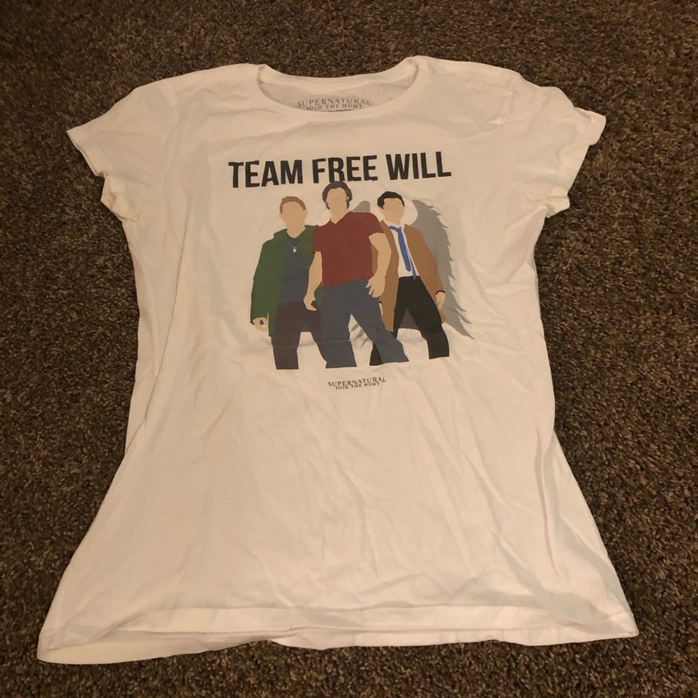 Team Free Will T-shirt (Supernatural)